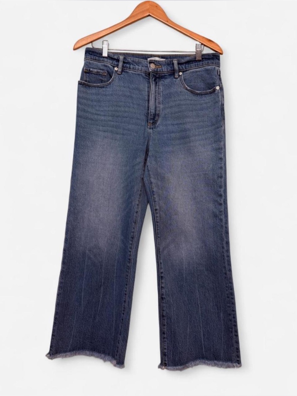LOFT The Wide Leg Crop Jeans